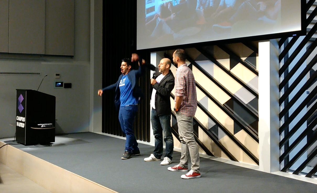 Outbarriers gana la competición de Startups del Día del Emprendedor en Campus Madrid de Google