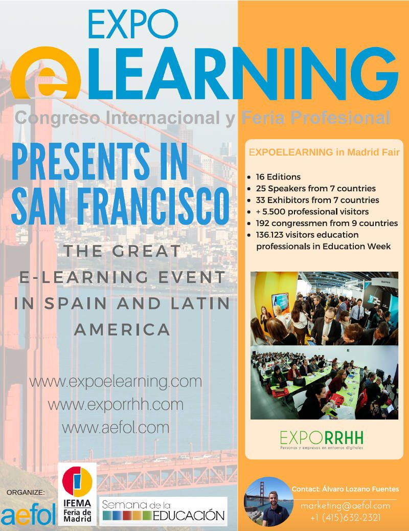 AEFOL presenta EXPOELEARNING y EXPORRHH en San Francisco