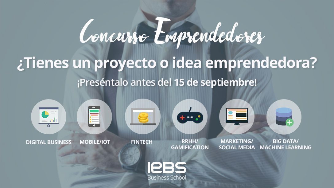 IEBS amplía el plazo de inscripción para su Concurso de Emprendedores